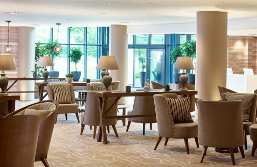 Staverton Park Hotel reception'